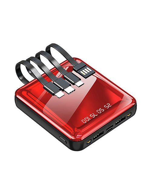Load image into Gallery viewer, Mini Power Bank with inbuilt Line

